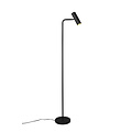 Matte black retro floor lamp 1xGU10