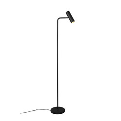 Trio Lighting Lámpara de pie retro negra mate 1xGU10