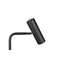 Lampadaire rétro noir mat 1xGU10