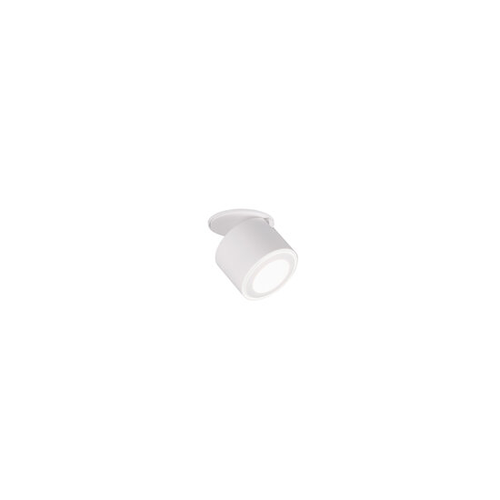 Recessed/surfaced matt white ceiling spot 1x5W 3000K