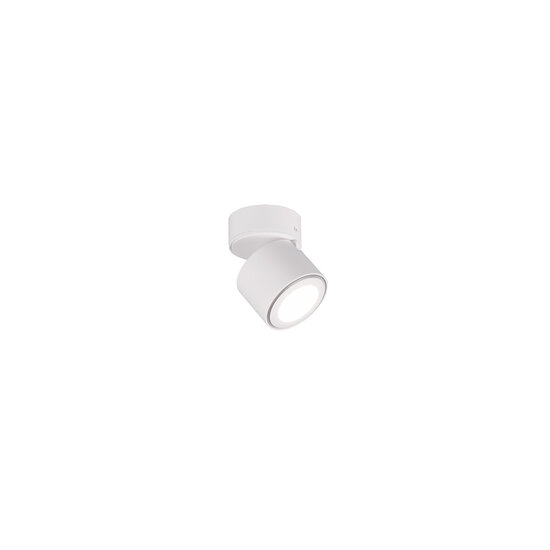 Recessed/surfaced matt white ceiling spot 1x5W 3000K