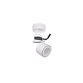 Recessed/surfaced matt white ceiling spot 1x5W 3000K