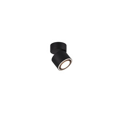 Recessed/surfaced black matte ceiling spot 1x5W 3000K