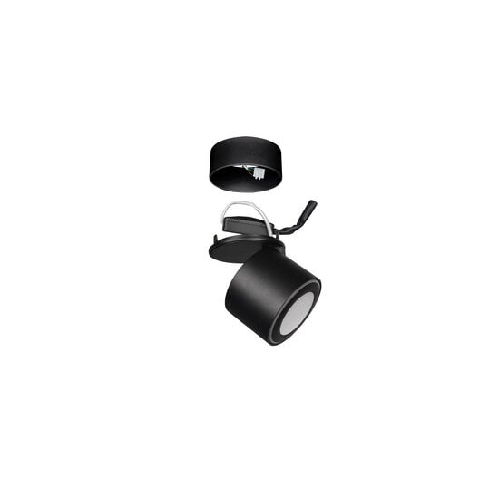 Trio Lighting Trio Lighting Foco empotrado/superficial negro mate 1x5W 3000K - Iluminación ideal para interiores modernos
