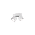 Trio Lighting Duo spot encastré ou en saillie blanc mat 2x5W 3000K - Solution d'éclairage idéale pour chaque pièce
