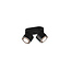 Trio Lighting Duo spot encastré ou en saillie 2x5W 3000K noir mat - Solution d'éclairage idéale pour tout espace