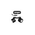 Trio Lighting Duo foco empotrado o de superficie 2x5W 3000K negro mate - Solución de iluminación ideal para cualquier espacio
