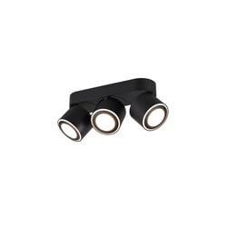 Trio Lighting Spot empotrado o de superficie trio negro mate 3x5W 3000K