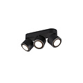 Trio Lighting Mattschwarzer Trio-Einbau- oder Aufbau-Deckenspot 3x5W 3000K - Perfekte Beleuchtung für jeden Raum