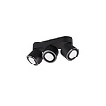 Trio Lighting Trio Lighting Spot empotrado o de superficie trio negro mate 3x5W 3000K - Iluminación ideal para cualquier espacio