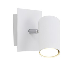 Foco orientable de pared o de techo blanco GU10