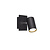 Trio Lighting Trio Lighting Zwart draaibare wand/plafondspot GU10