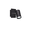Black rotatable wall/ceiling spotlight GU10