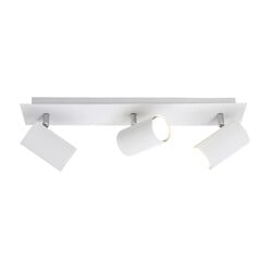 Trio Lighting Three-piece rotatable ceiling spot 3xGU10 white