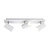 Spot de plafond rotatif en trois parties 3xGU10 blanc
