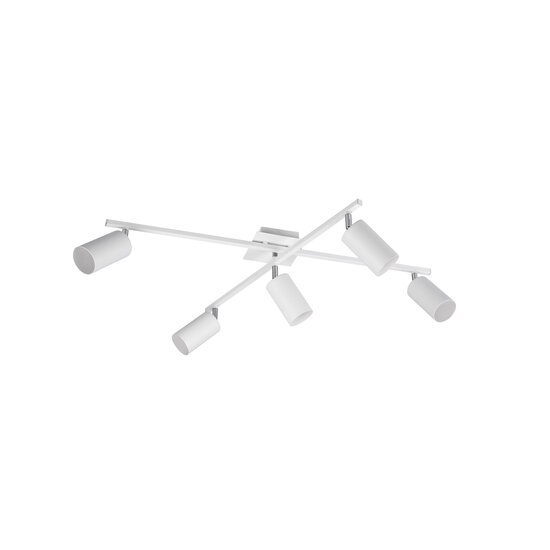Trio Lighting Drehbare asymmetrische Deckenleuchte 5xGU10 weiß - Stilvolle Beleuchtung für Ihr Zuhause