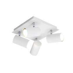 Trio Lighting Weiße vierteilige Deckenstrahler 4xGU10