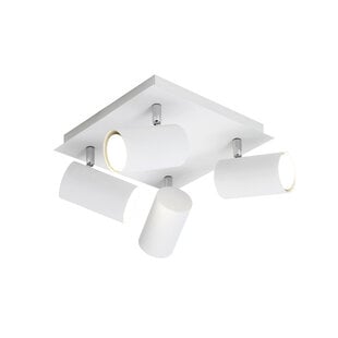 Trio Lighting Focos de techo blancos 4xGU10