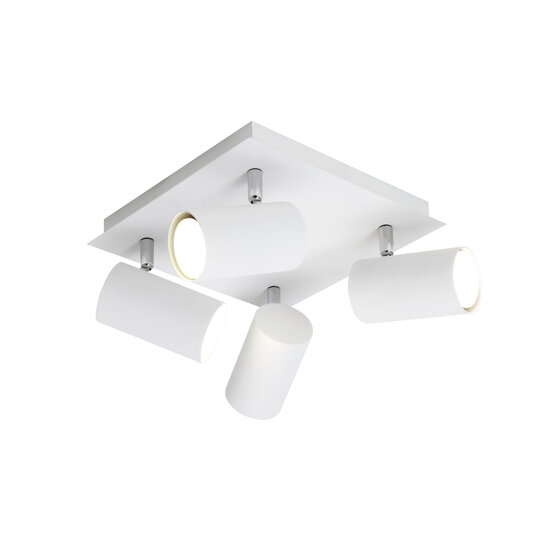 Trio Lighting White four-piece ceiling spotlights 4xGU10 - Ideal lighting for any space
