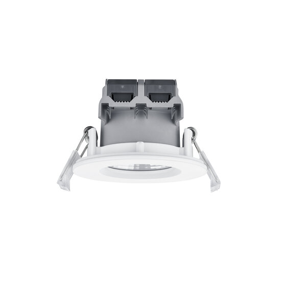 Runder IP65-Einbaustrahler mattweiße LED 1x5,5W DIM 3000K