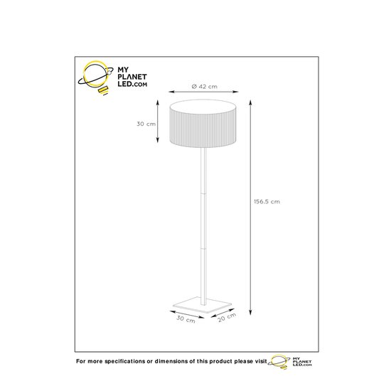 Scandinavian contemporary light wood with black floor lamp E27