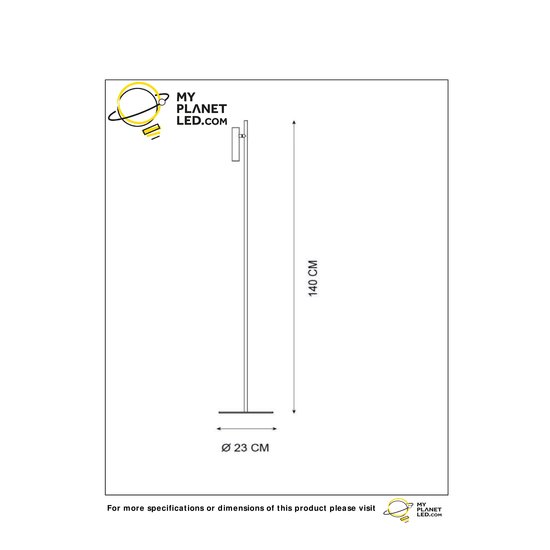 Design zwarte leeslamp 6W kokervormige cilinder