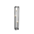 Vito lampadaire en métal noir mat, douille 3x E27 max 10W, dimensions 153 x 25 x 25 cm, ampoule non incluse, IP20