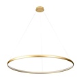 Zumaline Lámpara círculo dorada redonda 38 W LED 120 cm 4000K - Aporta un toque moderno a tu hogar