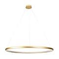 Zumaline Circle lamp gold round 38 W LED 120 cm 4000K - Elevate your space with modern elegance