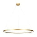 Zumaline Lampe cercle dorée ronde 38 W LED 120 cm 4000K - Apportez une touche moderne à votre intérieur