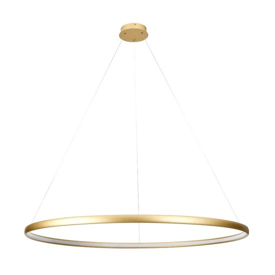 Zumaline Circle lamp gold round 38 W LED 120 cm 4000K - Elevate your space with modern elegance