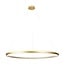 Zumaline Circle lamp gold round 38 W LED 120 cm 4000K - Elevate your space with modern elegance