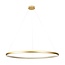 Zumaline Kreislampe Gold rund 38 W LED 120 cm 4000K - Verleihen Sie Ihrem Raum modernen Glanz