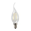 Fantasia E14 LED flame bulb C35, 2W, frosted white, 2700K warm white light, dimmable