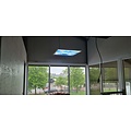 Groot wolkenplafond 120x120cm met kader inclusief