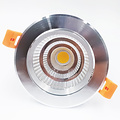 Large gray recessed spot 24W 160 mm (cut size 140 to 155 mm)