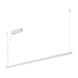 Lampe suspendue longue et étroite à barre blanche 120cm 38W