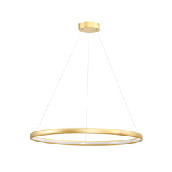 Circle lamp gold round 26 W LED 80 cm 4000K 1560 lm