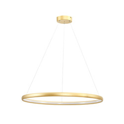 Zumaline Cirkel lamp goud rond 26 W LED 80 cm 4000K 1560 lm