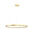 Zumaline Lampe cercle dorée ronde 26 W LED 80 cm 4000K 1560 lm - Apportez une touche moderne à votre intérieur