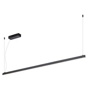 Fantasia GURI LED linear pendant light black 240cm dimmable