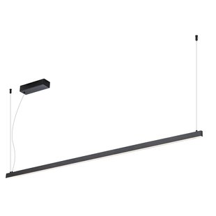 Fantasia GURI suspension LED linéaire noire 240cm dimmable