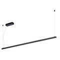 Lámpara colgante larga linea luz fina para escritorio blanco 240cm 52W regulable