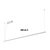 Lámpara colgante larga linea luz fina para escritorio blanco 240cm 52W regulable