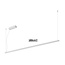 Long narrow pendulum light bar hanging lamp white 180cm 40W