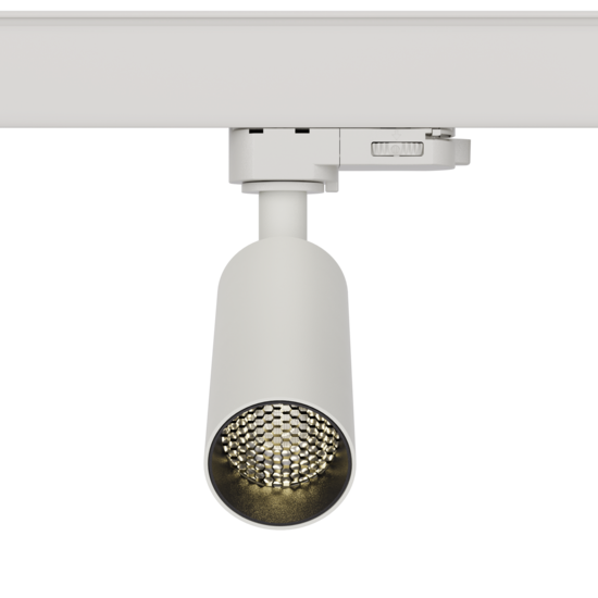 Foco cilíndrico regulable Fixo 6W para carril, empotrado o de superficie Ø 40 mm altura 105 mm