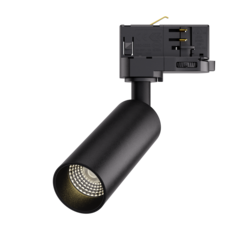 Hyrwell Fixo dimbare cilinderspot 10W voor rail, inbouw of opbouw dia 50 mm hoogte 110 mm