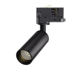 Hyrwell Fixo foco cilíndrico regulable 10W para riel, empotrado o montado en superficie dia 50 mm altura 110 mm