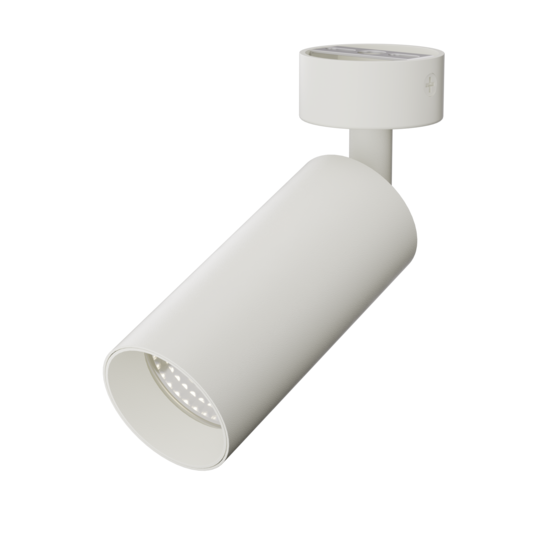 Fixo dimbare cilinderspot 10W voor rail, inbouw of opbouw dia 50 mm hoogte 110 mm