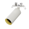 Fixo dimbare cilinderspot 10W voor rail, inbouw of opbouw dia 50 mm hoogte 110 mm